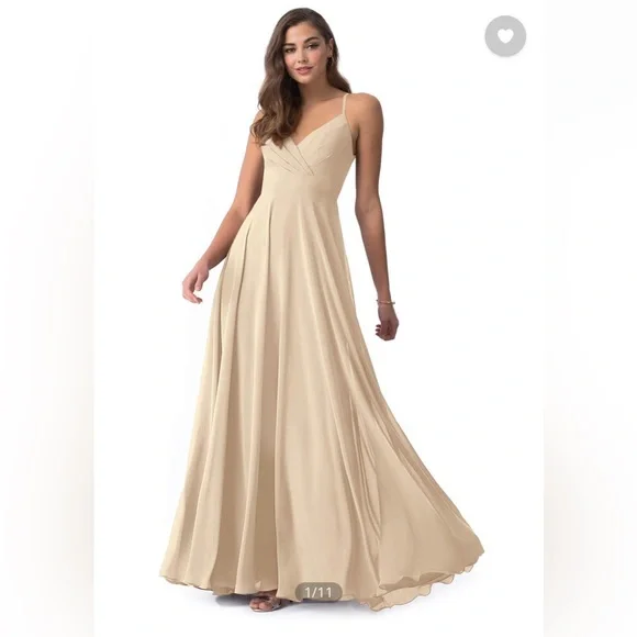 sachin and babi light blue dress Champagne Flower Girl Dresses